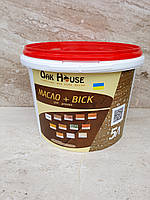 Масло-воск для деревянных изделий Oak House (венге) 0,5 кг