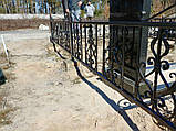 Огорожа  на кладовище кована арт.рт 10, фото 6