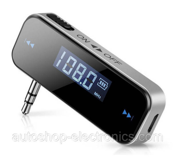 FM трансмітер ( ФМ модулятор ) з акумулятором, фото 1