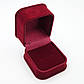 Футляр для кільця Класика №7 бордовий, фото 2