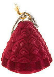 Футляр для кільця Ялинка бордовий