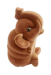 Футляр для кільця Слон коричневий