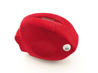 Футляр для сережок Риба червоний