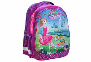 Рюкзак шкільний каркасний для дівчинки Kidis Princess in the city 7195 39*30*18 см