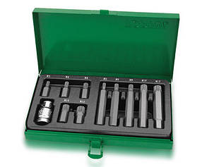 Набір біт 10мм SPLINE 11ед. Toptul GAAD1102