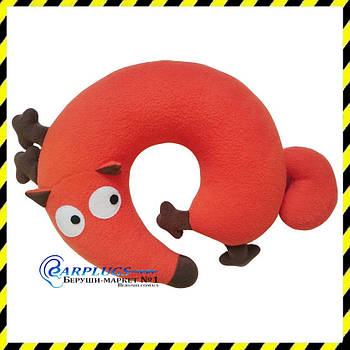 Дизайнерська дорожня Подушка-підголівник Silenta Лисичка.