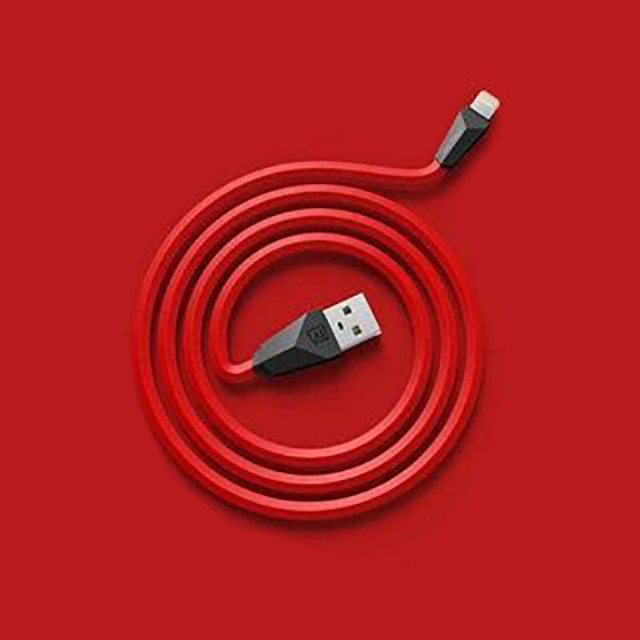 USB кабель Remax Aliens RC-030i Lightning, 1m black-red