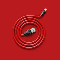 USB кабель Remax Aliens RC-030i Lightning, 1m black-red, фото 1