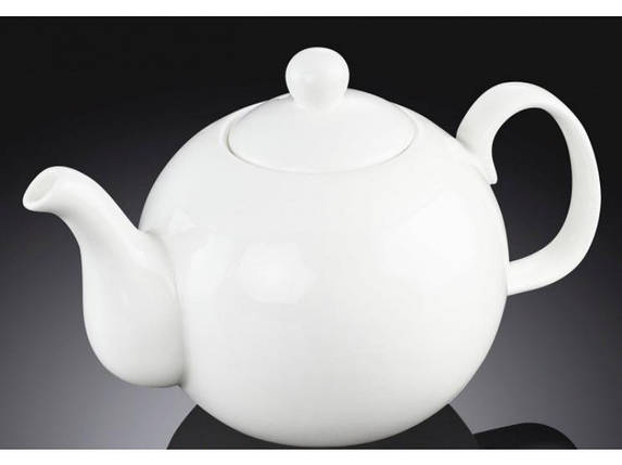 Заварювальний чайник 800 мл. фарфоровий білий Wilmax wl-994017, фото 2