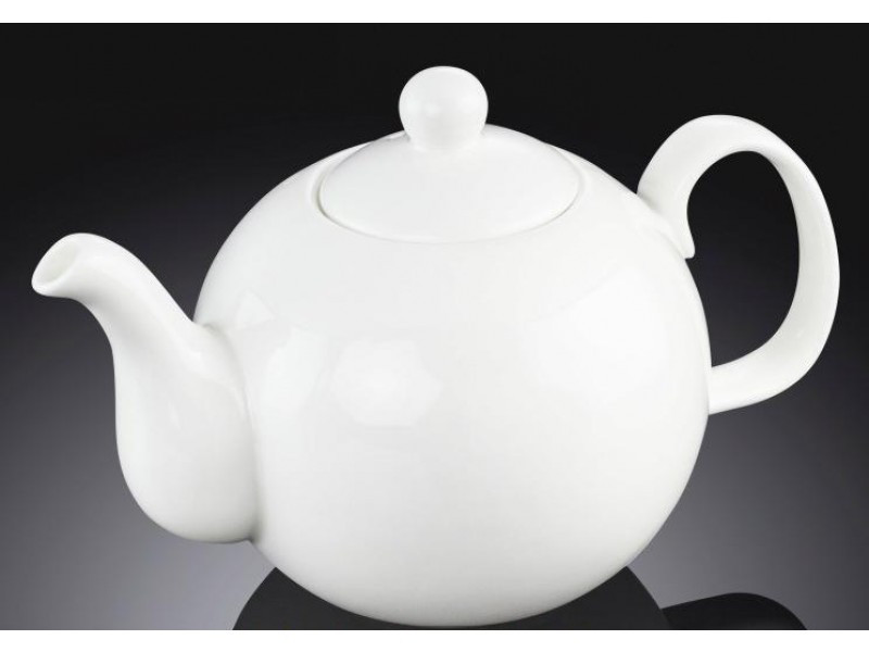 Заварювальний чайник 800 мл. фарфоровий білий Wilmax wl-994017