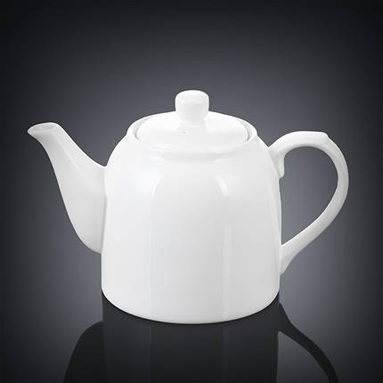Заварювальний чайник 900 мл. фарфоровий білий Wilmax wl-994007, фото 2