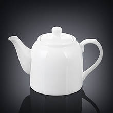 Заварювальний чайник 900 мл. фарфоровий білий Wilmax wl-994007