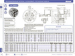 Токарний патрон 2405-160-45К 2х-кулачковий патрон з механізованим приводом