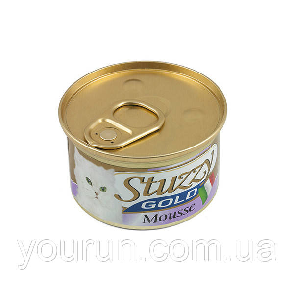STUZZY GOLD Cat Rabbit ШТУЗИ ГОЛД КРОЛИК мус корм для кішок, 85 г, фото 1