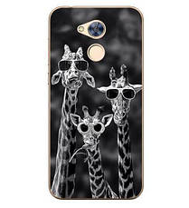 Чохол силіконовий бампер для Huawei honor 6A з картинкою півонії, фото 4