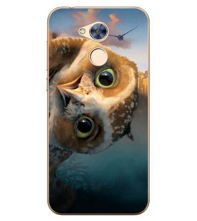 Панель силіконова накладка для Huawei honor 6A з малюнком сова