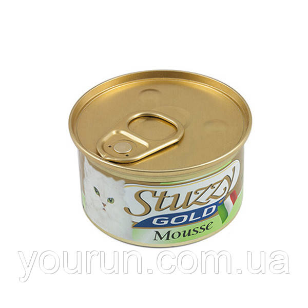 STUZZY GOLD Cat Veal ШТУЗИ ГОЛД ТЕЛЯТИНА мус корм для кішок, 85 г, фото 1