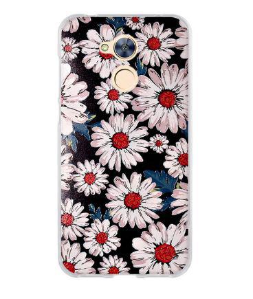 Бампер силіконовий для Huawei honor 6A з друкованим малюнком ромашки