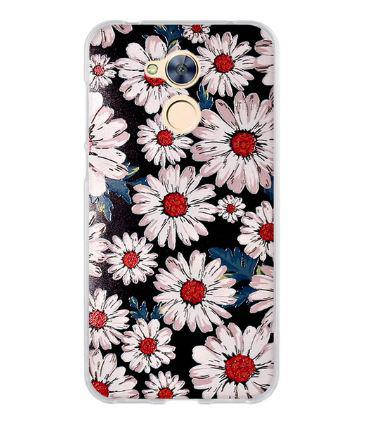 Бампер силіконовий для Huawei honor 6A з друкованим малюнком ромашки, фото 1