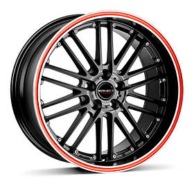 Диски Borbet CW2 Black Red Line параметры 7J x 17'' 4x 108 ET 20