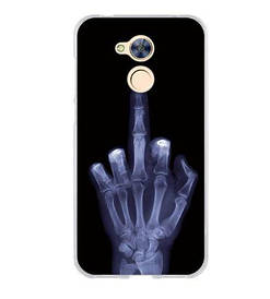 Силіконовий чохол для Huawei honor 6A з малюнком кістяк руки