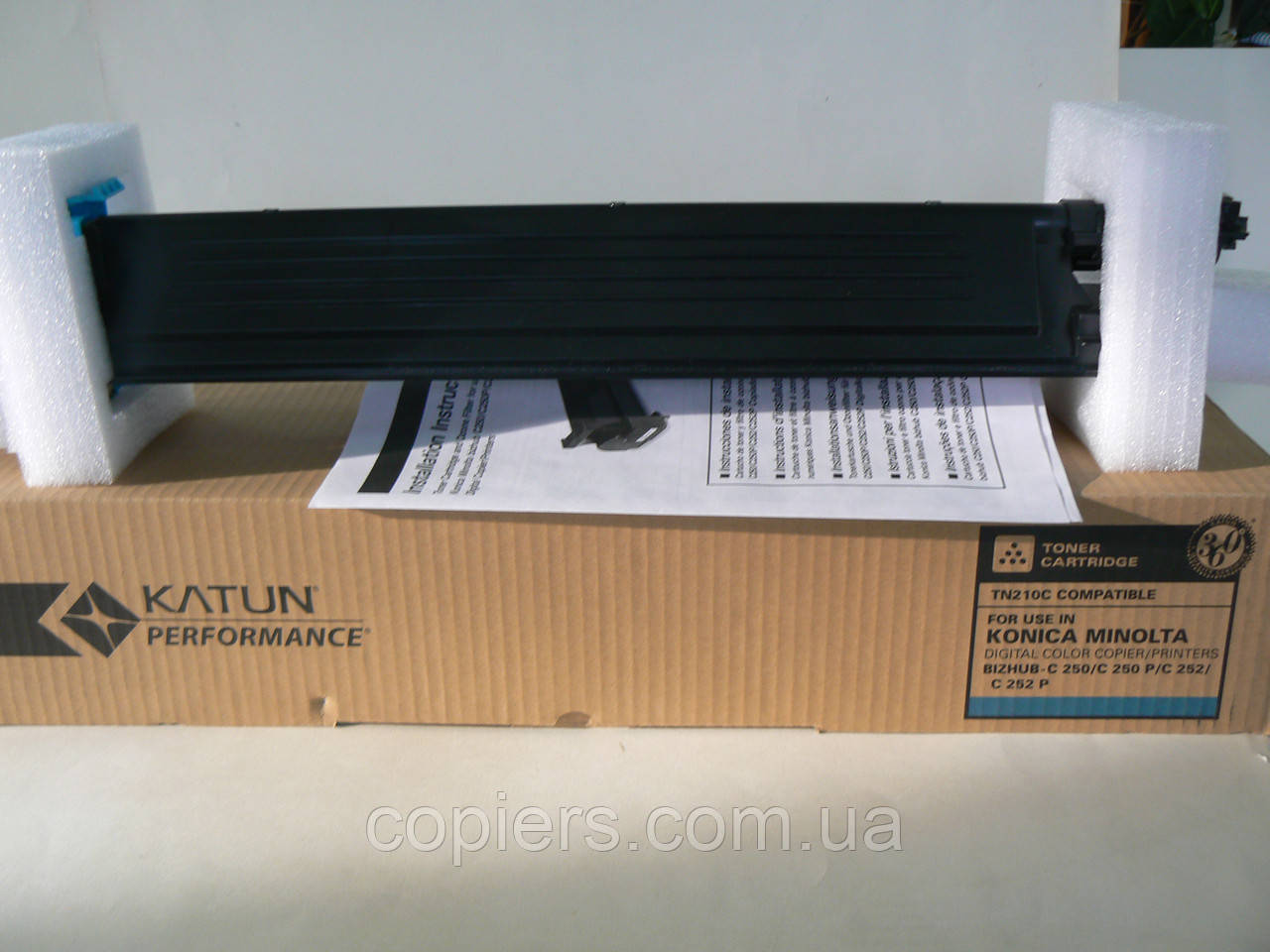 Тонер картридж TN-210 C Bizhub C250/C252, katun, tn210c, фото 1