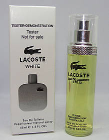 Мініпарфуми для чоловіків Lacoste Eau De L.12.12 Blanc (лакоста бланк тестер)45 мл