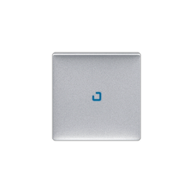 Клавіша вимикача з підсвічуванням Valena Life Legrand, колір алюміній