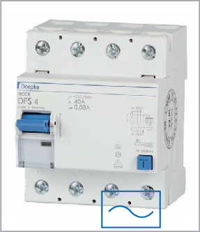 ПЗВ (дифреле) Doepke DFS4 016-4/0,03-AC, тип AC, ном.ток 16 А, dp09114902