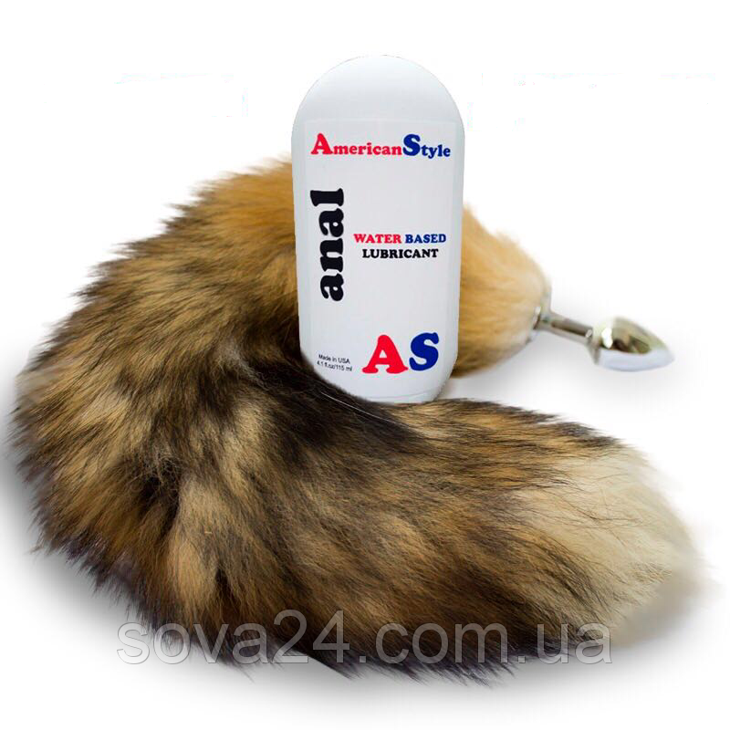 Лисий хвост Анальная втулка 7*3 см с лубрикантом: продажа, цена в ...