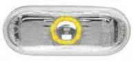 Указатель поворота на крыле Seat Leon '05-12 левый/правый, дымчатый (с желтой вставкой) (DEPO)