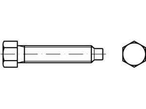 Болт с шестигранной головкой и цилиндрическим концом по чертежу Купить болт с шестигранной головкой и цилиндрическим концом по чертежу