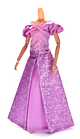 Плаття для ляльки Барбі фіолетове довге для принцеси Рапунцель, фото 2