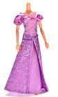 Плаття для ляльки Барбі фіолетове довге для принцеси Рапунцель, фото 3