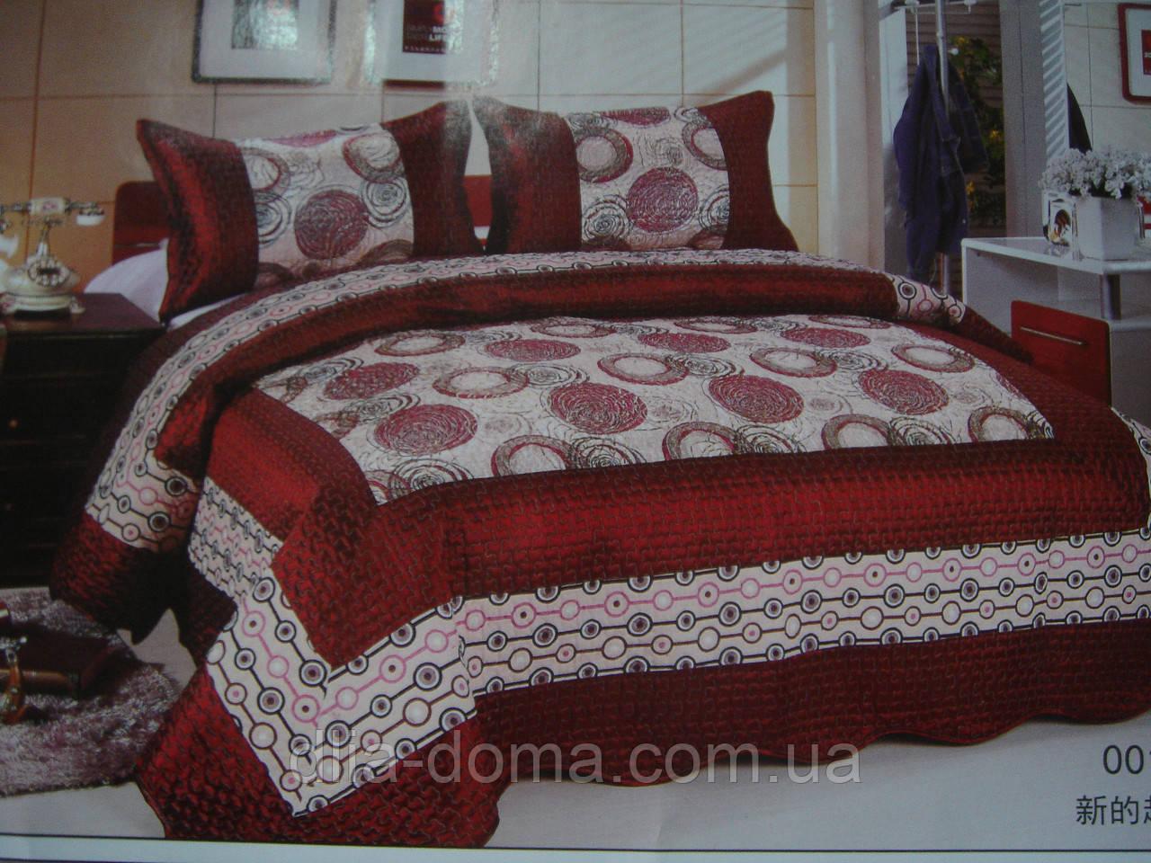 Покривало + 2 наволочки., фото 1