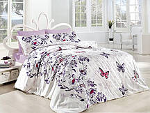 First choice KELEBEK Lila/purple постільна білизна ранфорс евро 200х220
