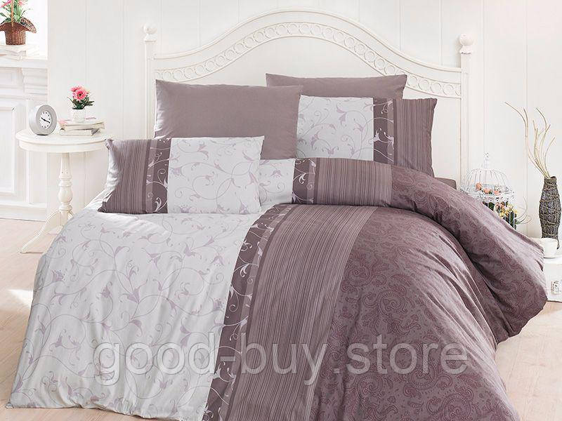 First choice Peitra Leylak/lilac постільна білизна ранфорс евро 200х220