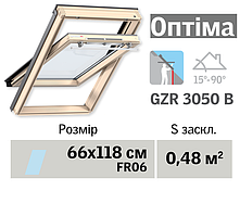 Мансардне вікно VELUX Оптіма (нижня ручка, 66*118 см)