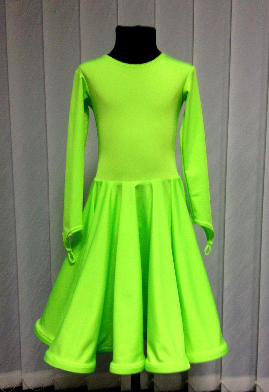 Рейтингове плаття (бейсик) для танців біфлекс, кольору в асортименті.