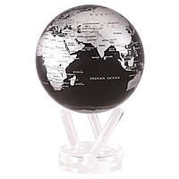 Глобус самовращающийся левитирующий Mova Globe "Политическая карта", черный, диаметр 153 мм (США)