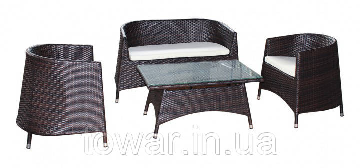 Набір садових меблів Rattan Garden коричневий