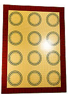 Армований силіконовий килимок термоволокно 30 см 40 см для макаронів