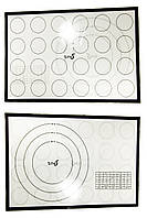 Пекарський армований силіконовий килимок термоволокно 42,5 см 28 см для макаронів