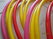 Обруч гімнастичний пластиковий діаметр 55 см. (різні кольори), фото 3