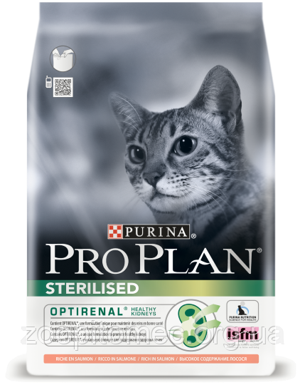 Корм Pro Plan (Про План) Sterilised Cat Salmon для кастрованих котів з лососем, 400 г