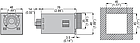 Втиральне реле часу, 48х48 мм, Lovato Electric L48MH240, фото 2