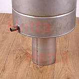 Бак на піч у лазню, нержавійка 1.0 мм, 75л, фото 2