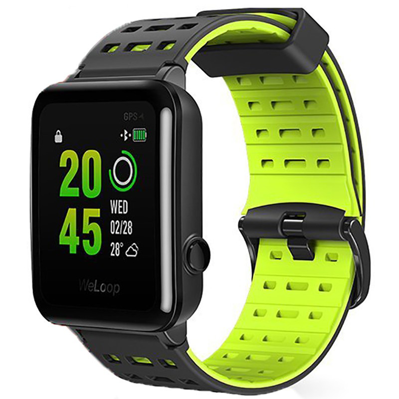 Смарт-годинник WeLoop Hey 3S Waterproof Smart Sports Watch Black/Green