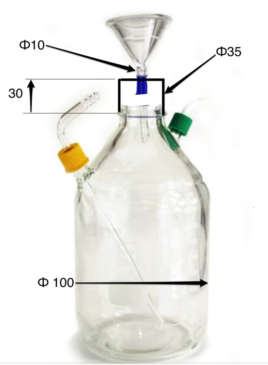 Флорентийская склянка 1000 мл Прибор для получения эфирных масел ...