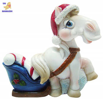 Сувенир "HORSE", 5 см, белый 520355 G-Rich